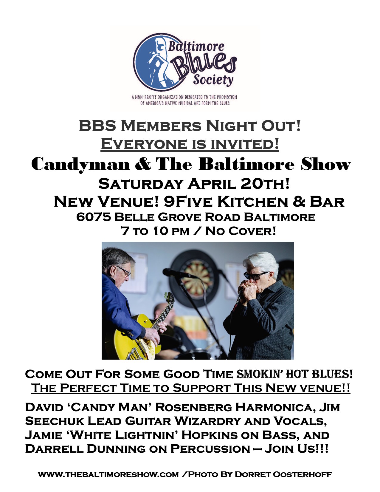 Members Night Out with Candyman & The Baltimore Show